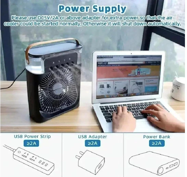 ❄️Mini Ventilador de Aire Frio🌫️