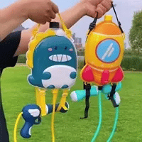 🤩Mochila con Pistola de Agua🔫🐳